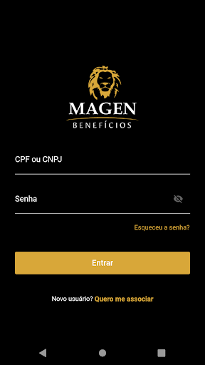 Android application Magen Benefícios screenshort