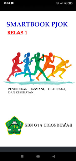 Android application Smartbook PJOK kelas 3 screenshort