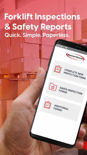 Android application MasterCheck: Inspect Forklifts screenshort