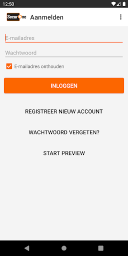 Android application SecurOne Tech screenshort