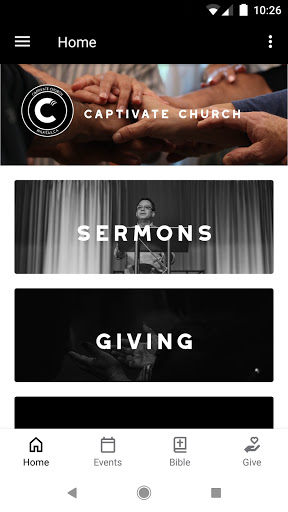 Android application Captivate Church Milpitas screenshort
