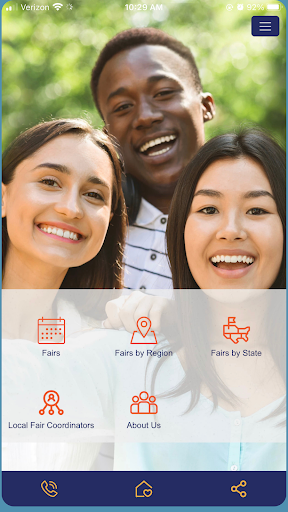 Android application Christian College Fairs App screenshort