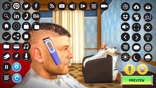 Hair Salon Fun Game: Barber Shop Hair Cutting Games::Appstore for  Android