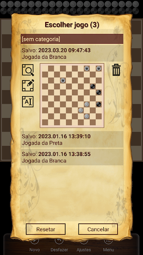 Jogo de damas tátil adaptado RNIB GB98