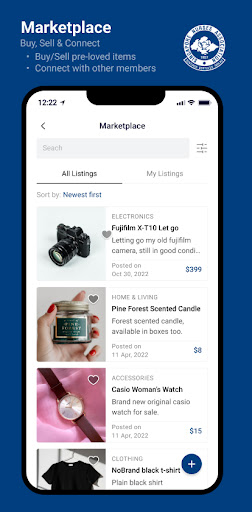 SNA Mobile App Screen 2
