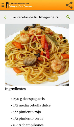 Recetas Orbegozo Gran Gourmet Screen 3