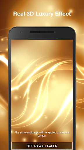 Gold Live Wallpaper Pro Screen 2