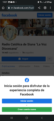 Radio Católica de Siuna Screen 3