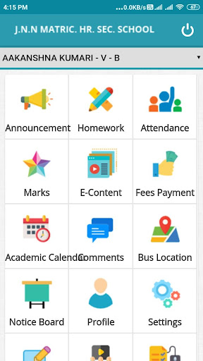 J.N.N Matriculation Hr. Sec. S Screen 2
