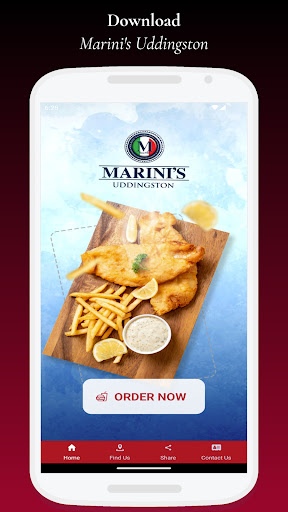 Android application Marini's Uddingston screenshort
