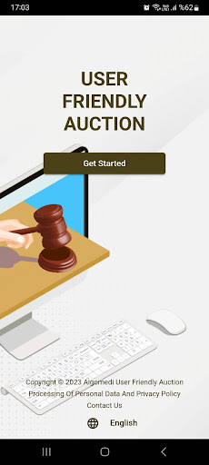 Android application User Friendly Auction screenshort