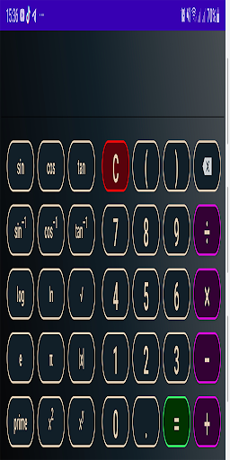 Wetenschappelijke Rekenmachine Screen 2