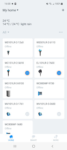 Android application AQUBE screenshort