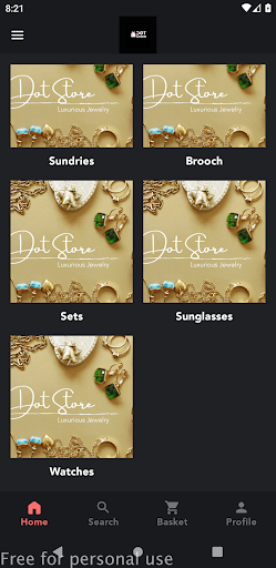 Android application DOT Store screenshort