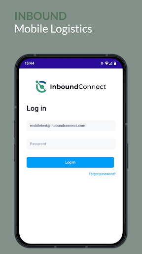 Android application Inbound Connect screenshort