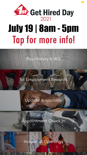 Android application 1st Employment screenshort
