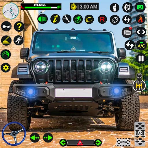 SUV Offroad Jeep Wrangler Game