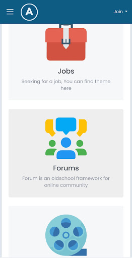 Android application Social America network screenshort