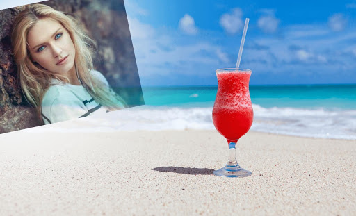 Beach Photo Frame Editor Screen 3
