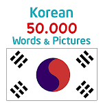 Cover Image of Download Korean 50.000 Words Pictures  APK