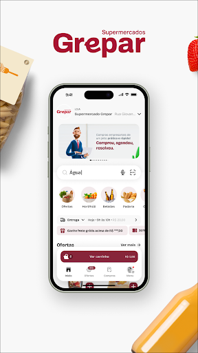 Android application Supermercado Grepar screenshort