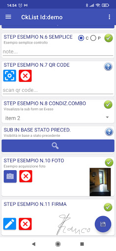 Check list builder Screen 3