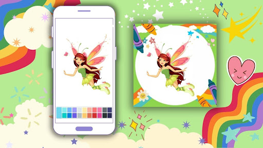 Coloring Book Fairy Tale App