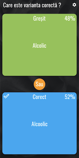 Scrie Corect Gramatical - Test Screen 3
