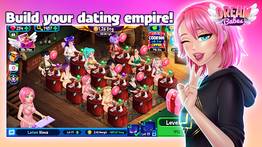 Android application Dream Babes: Dating Idle Game screenshort