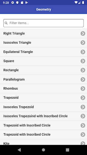 Math Formulas and Equations Screen 3