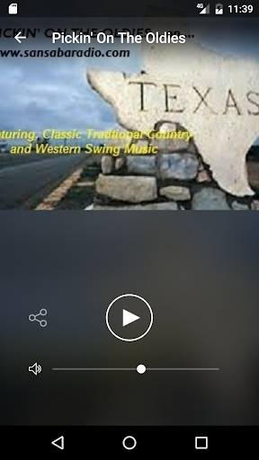 San Saba Radio Screen 2