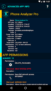 Phone Analyzer Pro Captura de pantalla
