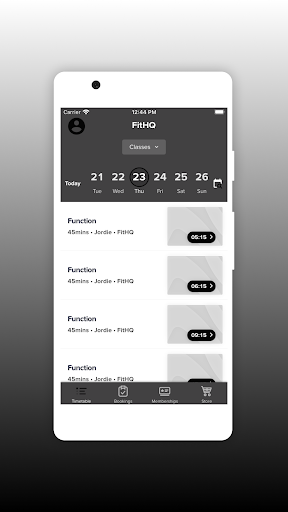 FitHQ Screen 2