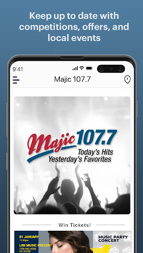 Majic 107.7 Screen 3