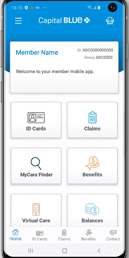 Capital Blue Cross Screen 3