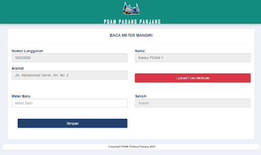 SIMPEL PDAM Padang Panjang