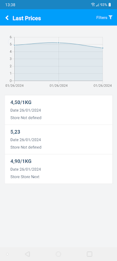 Shopping list Screenshot