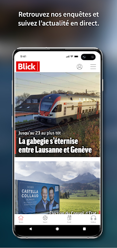Android application Blick | fr screenshort