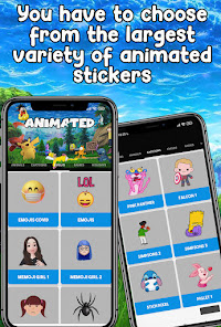 Imágen 3 Stickers Animados android
