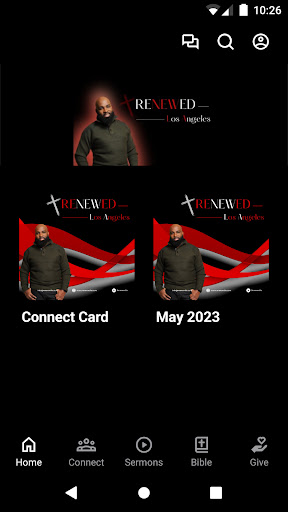 Android application The Renewed Church of LA screenshort