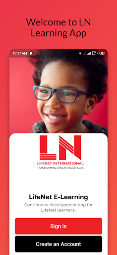 Android application LifeNet E-Learning screenshort