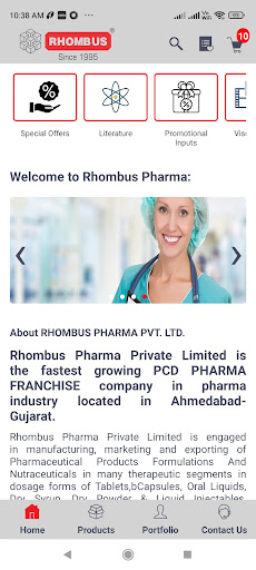 Android application Rhombus screenshort