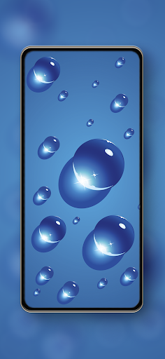 Android application Blue Wallpaper screenshort