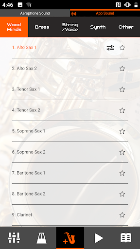 Screenshot of Aerophone mini Plus