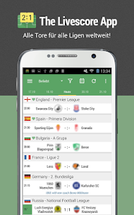 All Goals - Fußball Live Ticker Screenshot