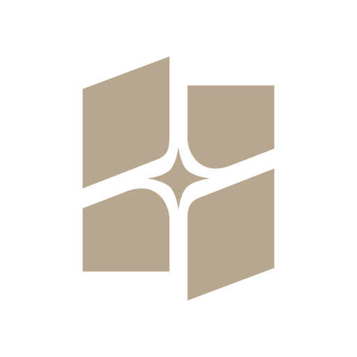 In the middle logo