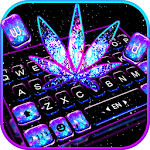 Cover Image of Download Shiny Galaxy Weed Theme  APK
