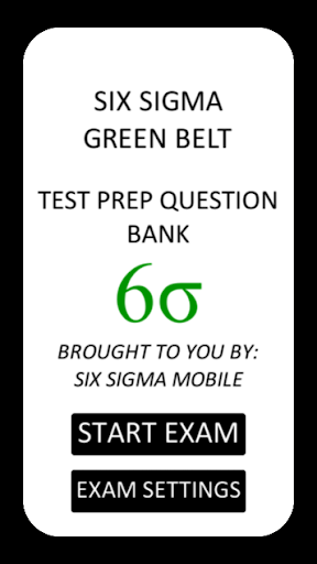 Android application Six Sigma Green Belt Test Prep screenshort
