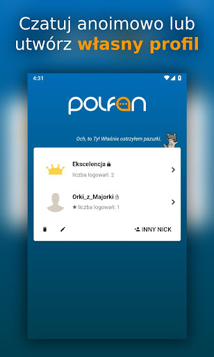 Polfan - chat, czat online Screenshot 4 - AppWisp.com