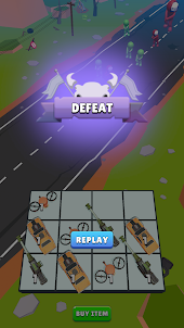 Idle Car: Attack Zombie